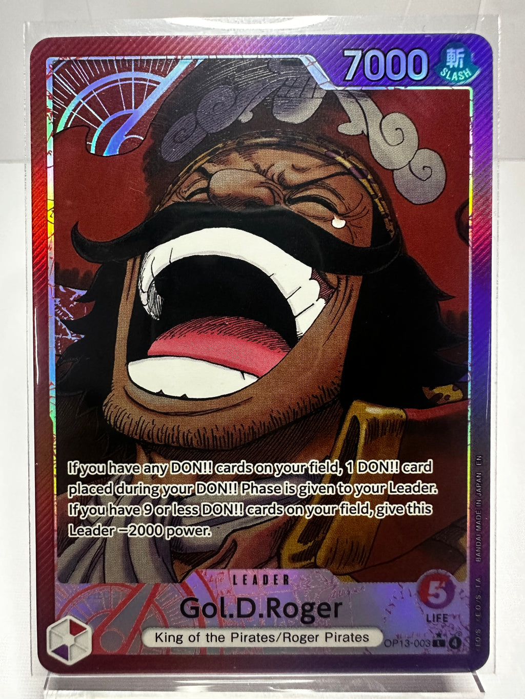 OP13 Gol D. Roger Alt Art Leader Eng