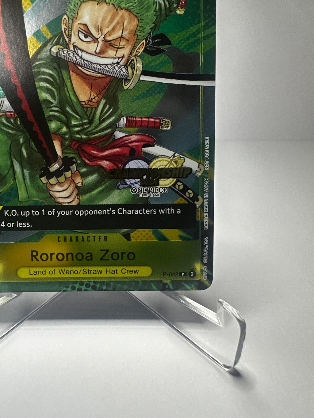 Championship Event Pack 2024 Zoro Alt Art (Eng)