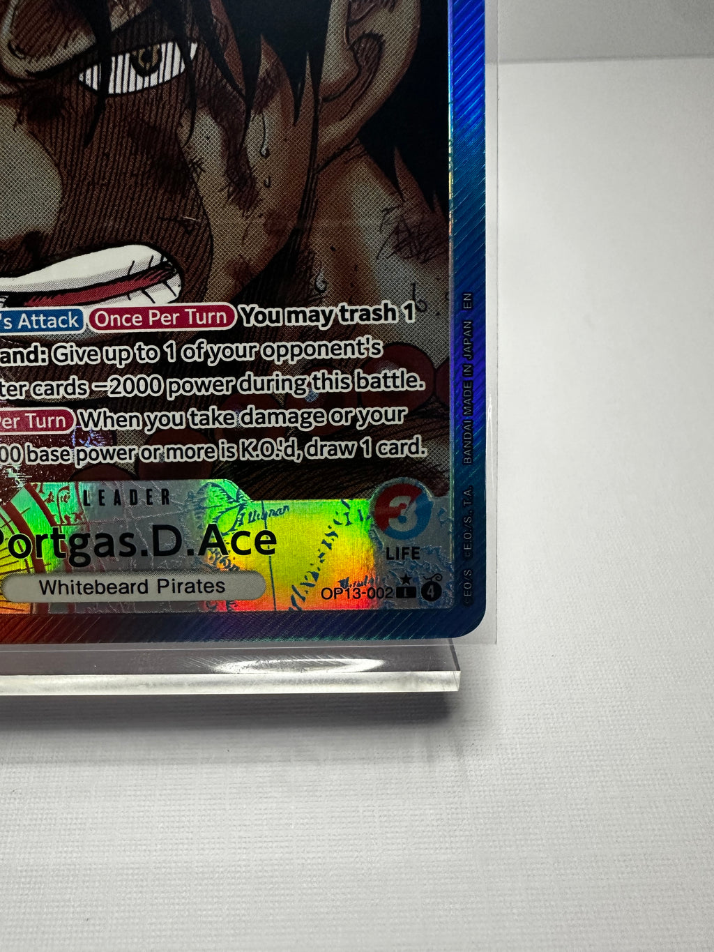 OP13 Portgus D. Ace Alt Art Leader Eng