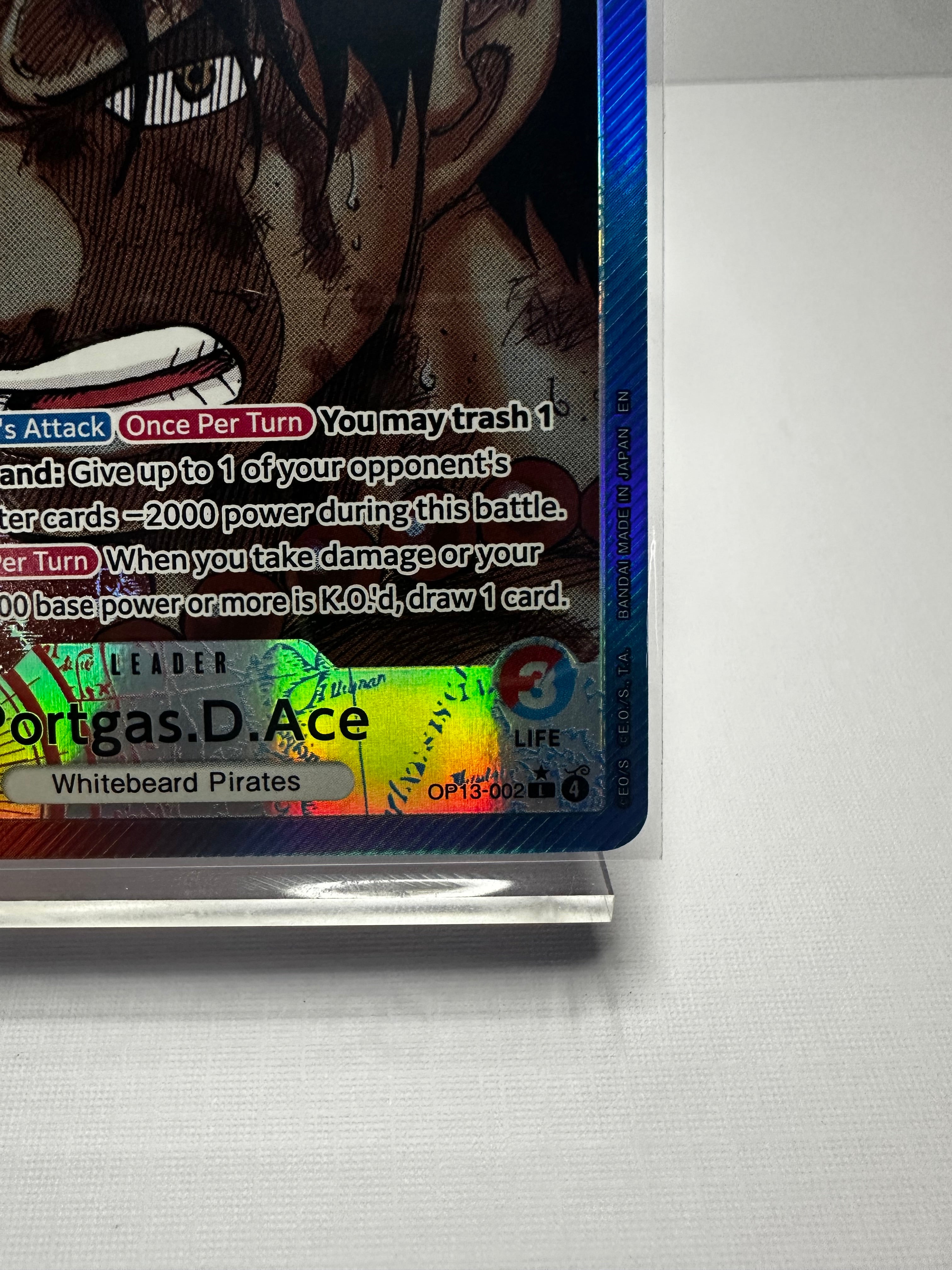 OP13 Portgus D. Ace Alt Art Leader Eng