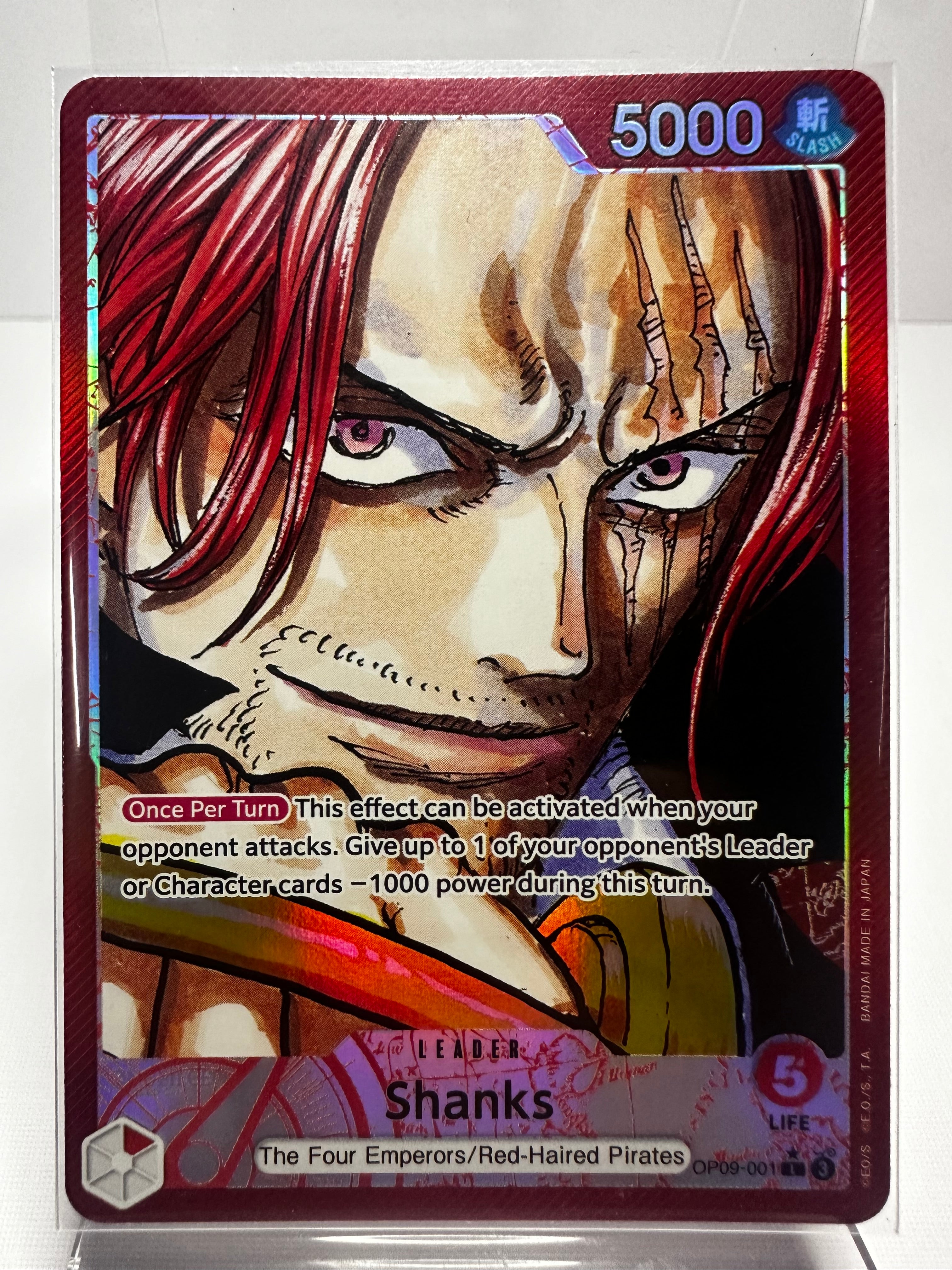 OP09 Shanks Alt Art Leader Eng