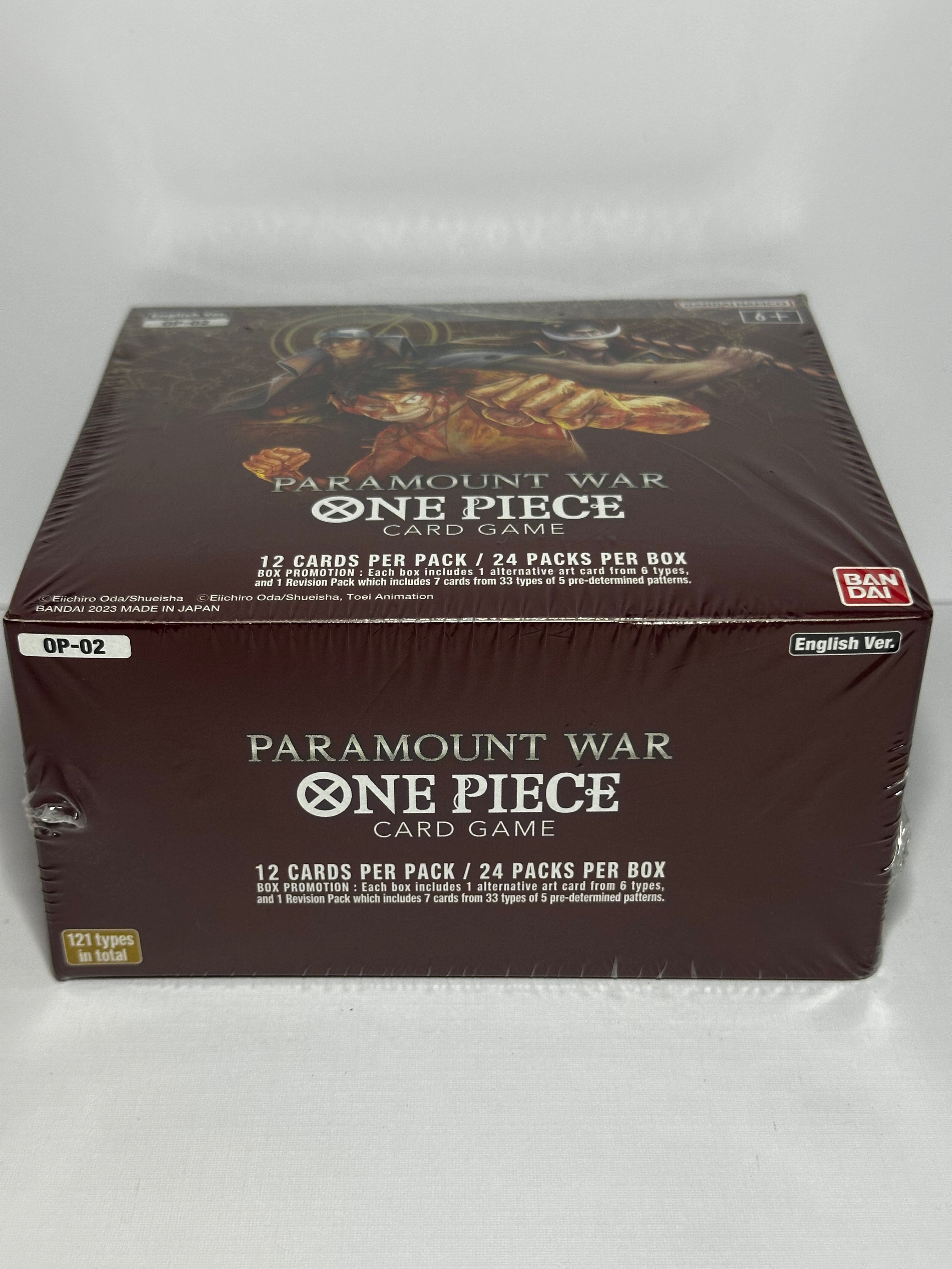 One Piece Card Game - Paramount War OP02 Booster Box English