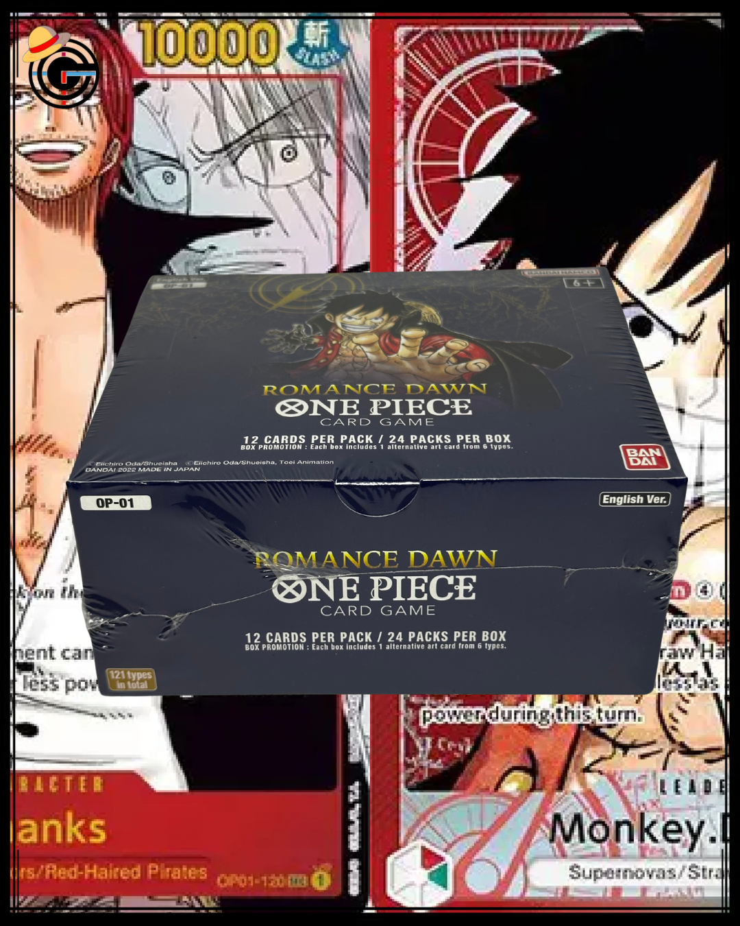 One Piece Card Game - Romance Dawn OP01 (White Bottom) Booster Box English