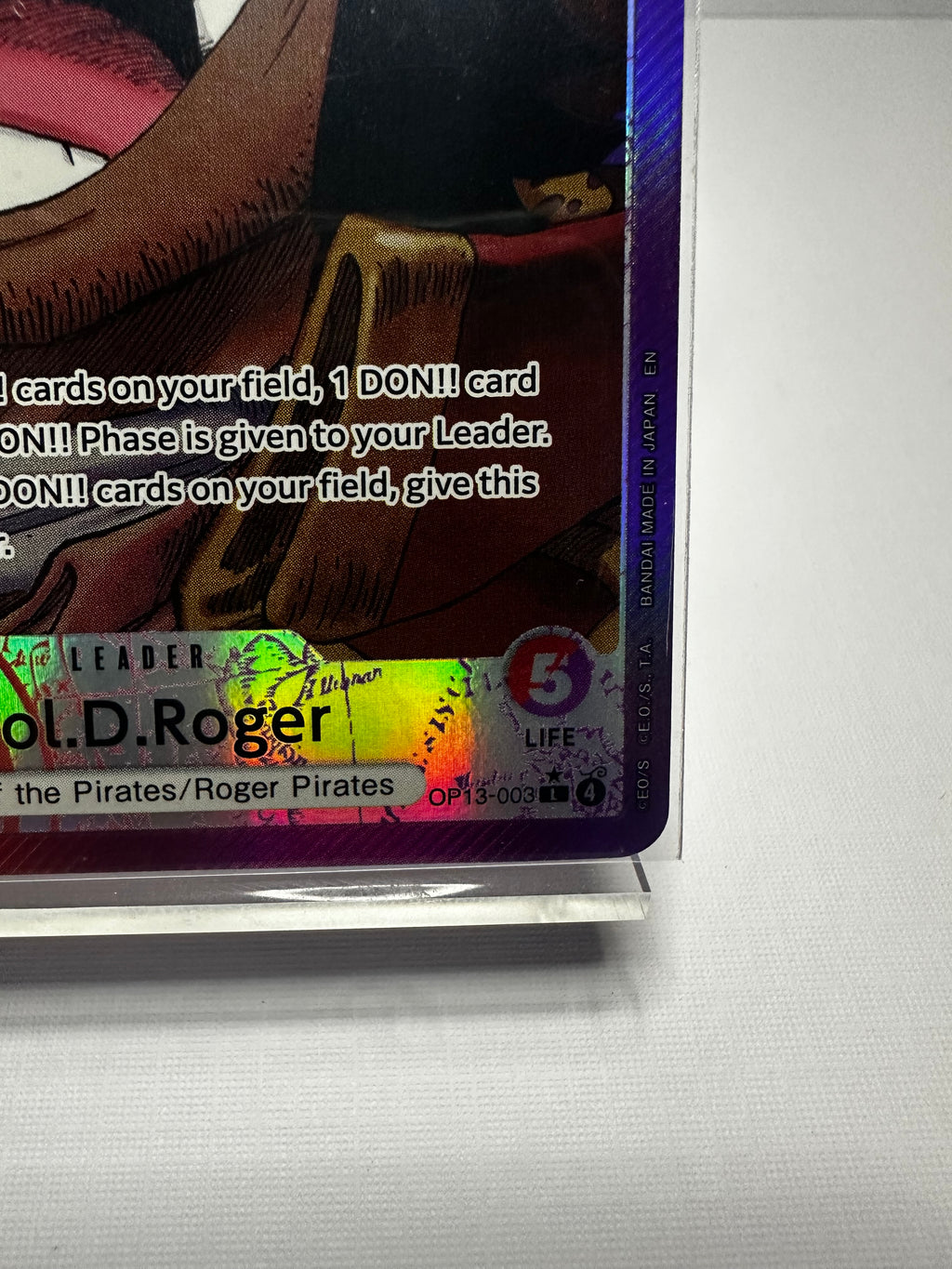 OP13 Gol D. Roger Alt Art Leader Eng