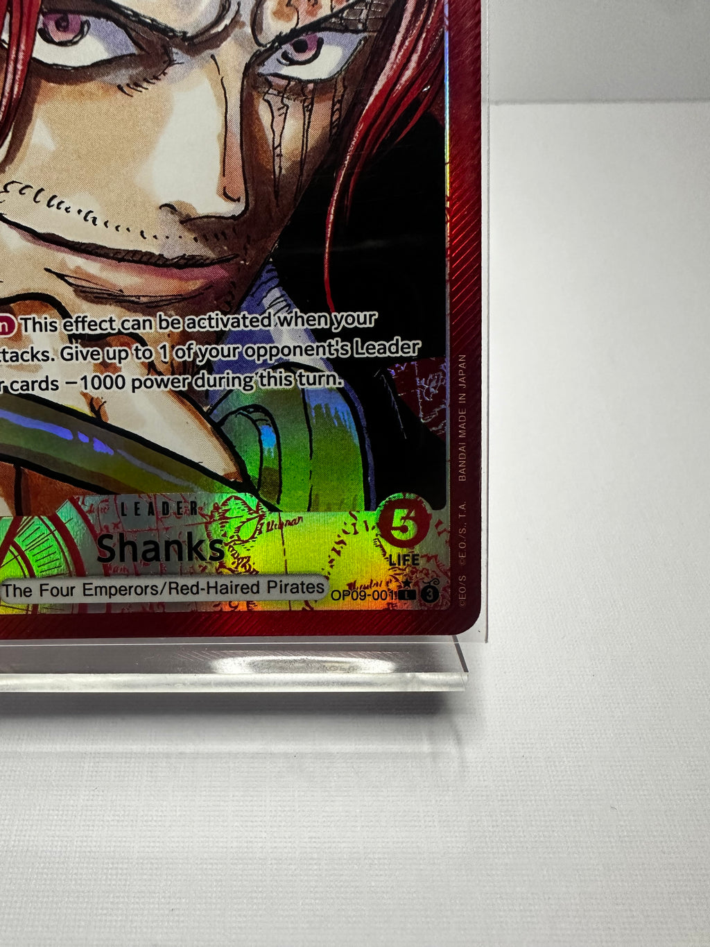OP09 Shanks Alt Art Leader Eng