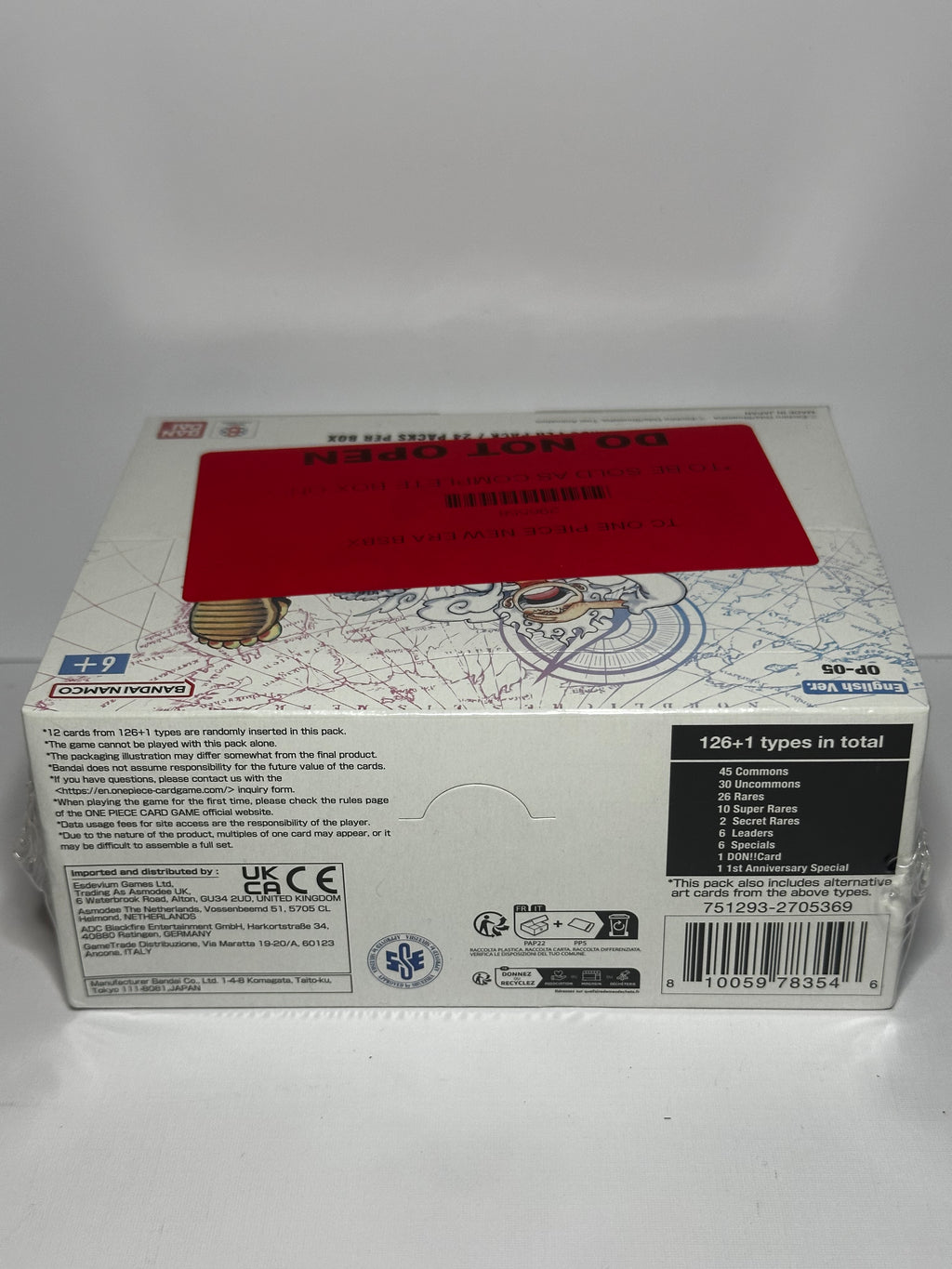 One Piece Card Game - Awakening Of The New Era OP05 Booster Box English