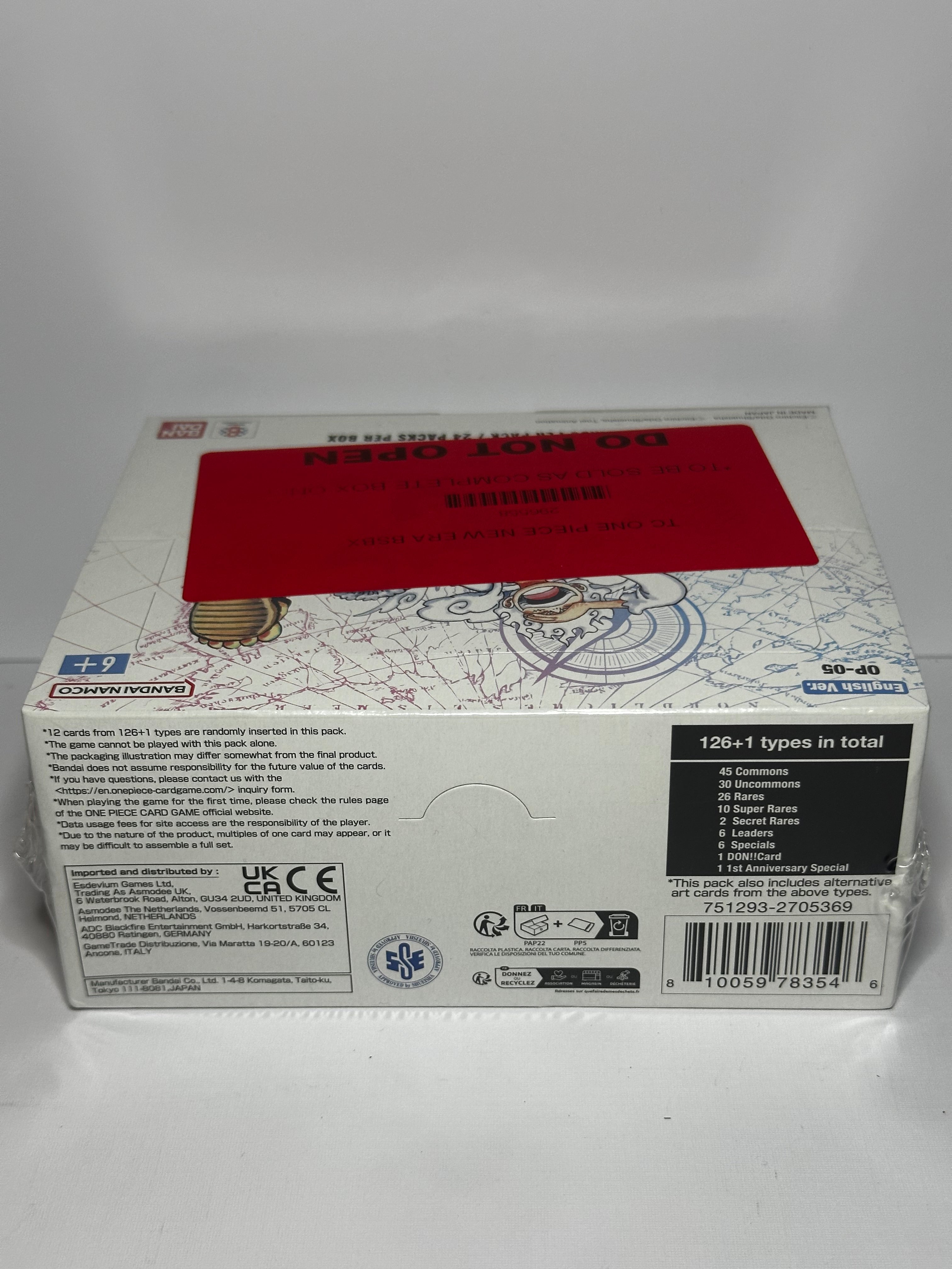 One Piece Card Game - Awakening Of The New Era OP05 Booster Box English