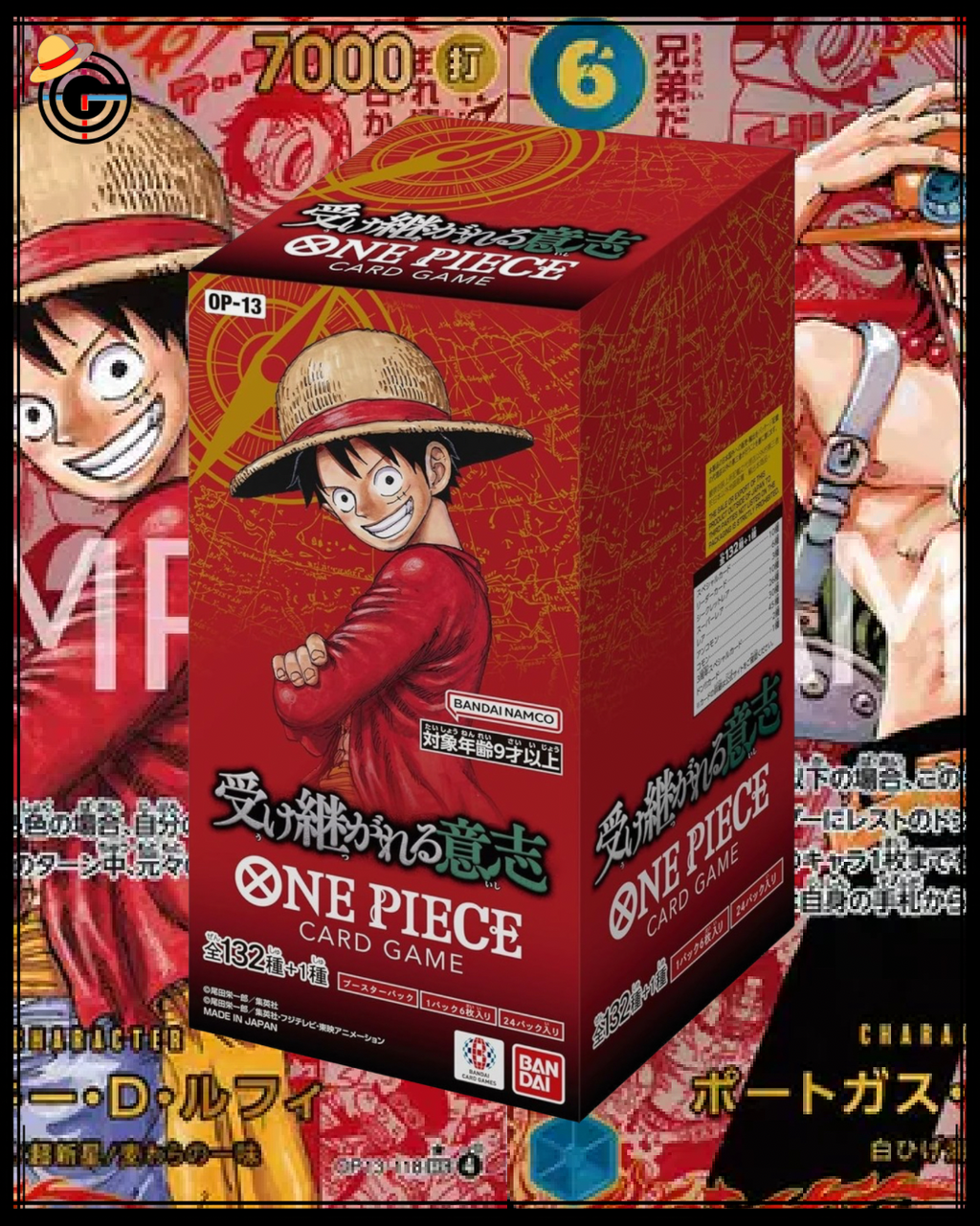 One Piece Card Game - Carrying On His Will OP-13 Booster Box Japanese