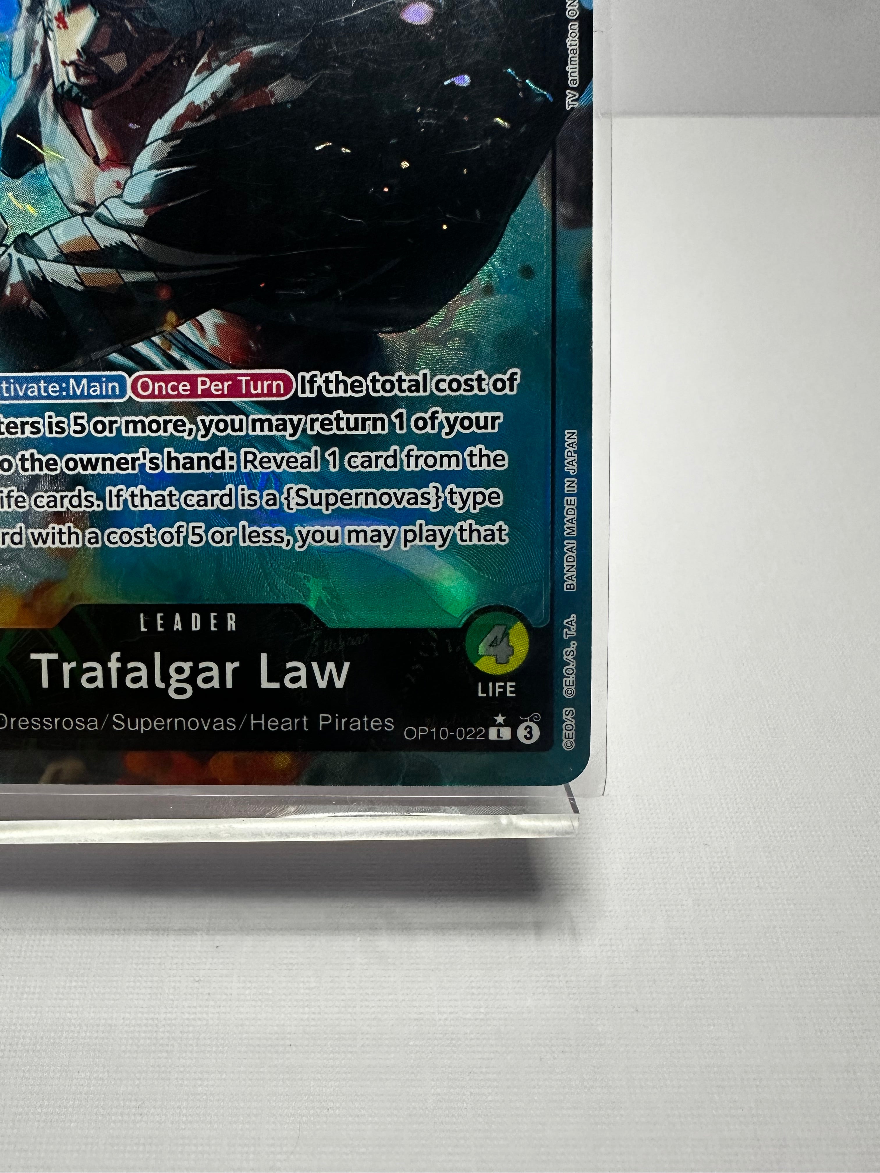 OP10 Trafalgar D. Water Law Alt Art Leader Eng