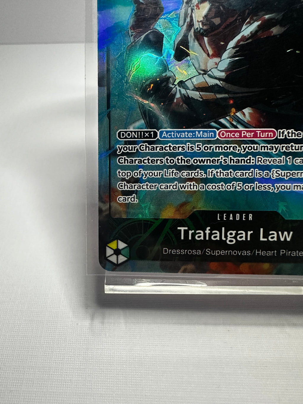 OP10 Trafalgar D. Water Law Alt Art Leader Eng