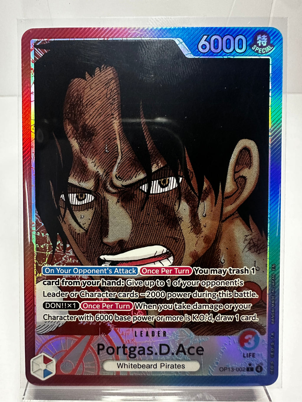 OP13 Portgus D. Ace Alt Art Leader Eng