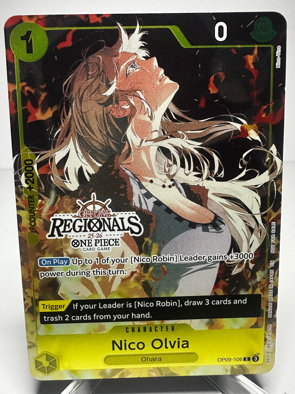 OP09 Nico Olvia Alt Art Offline Regional (Eng)