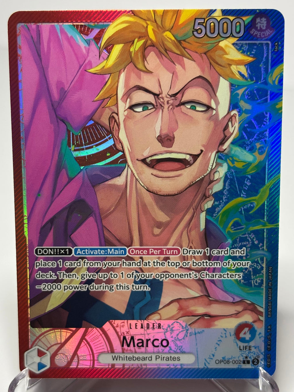 OP08 Marco Alt Art Leader (Eng)