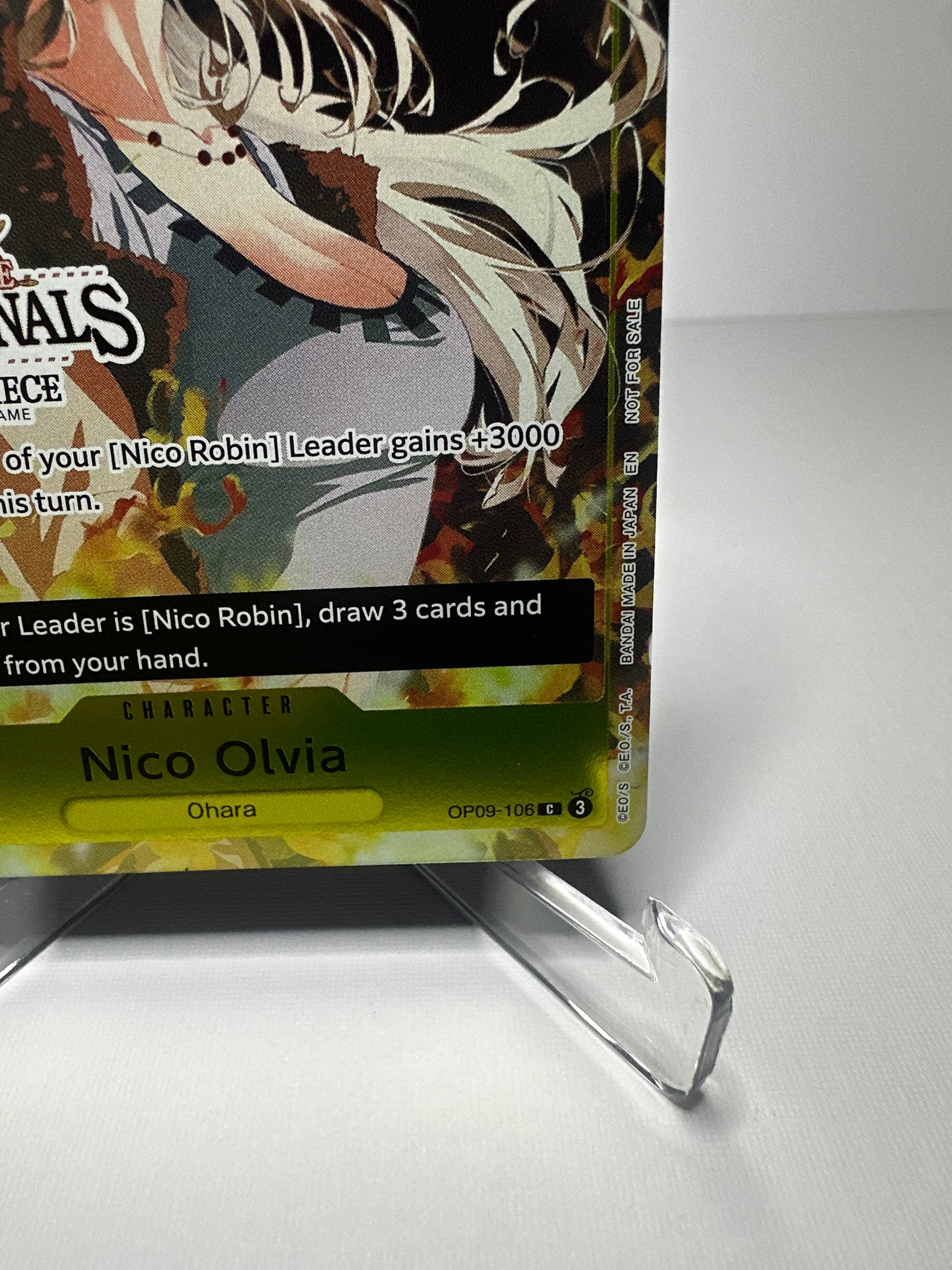 OP09 Nico Olvia Alt Art Offline Regional (Eng)