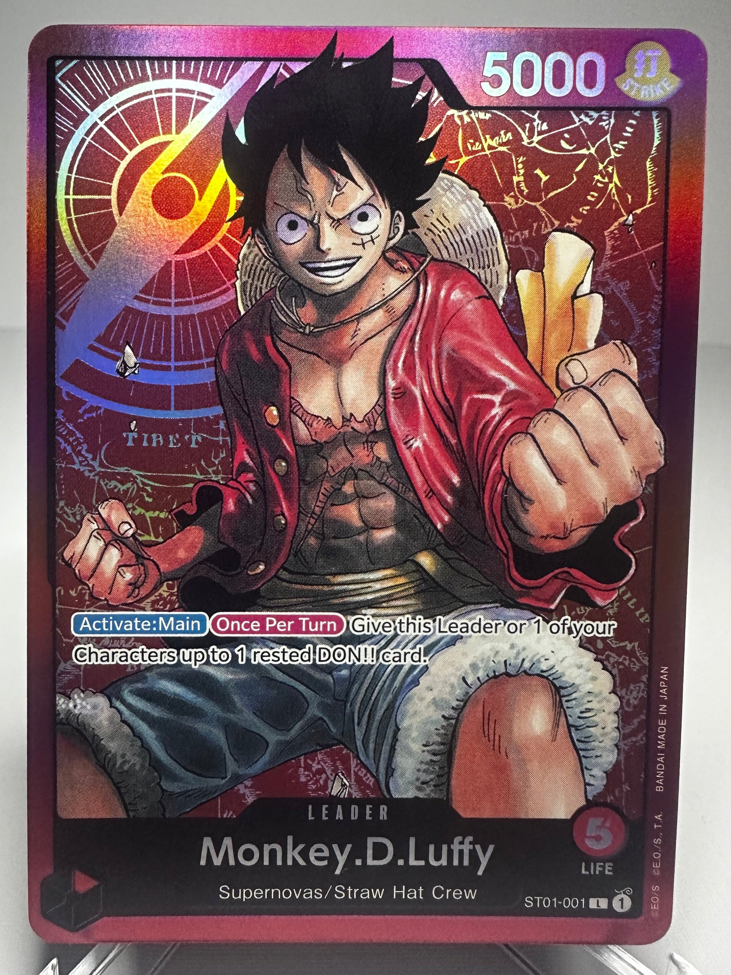 ST01 Monkey D. Luffy Alt Art Leader (Eng)