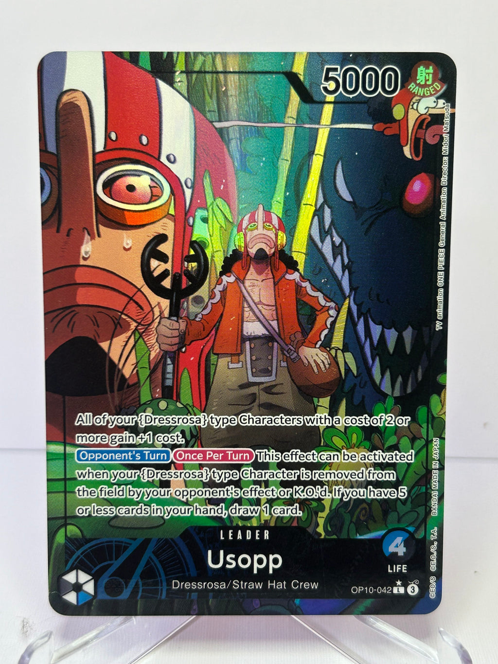 OP10 Usopp Alt Art Leader Eng