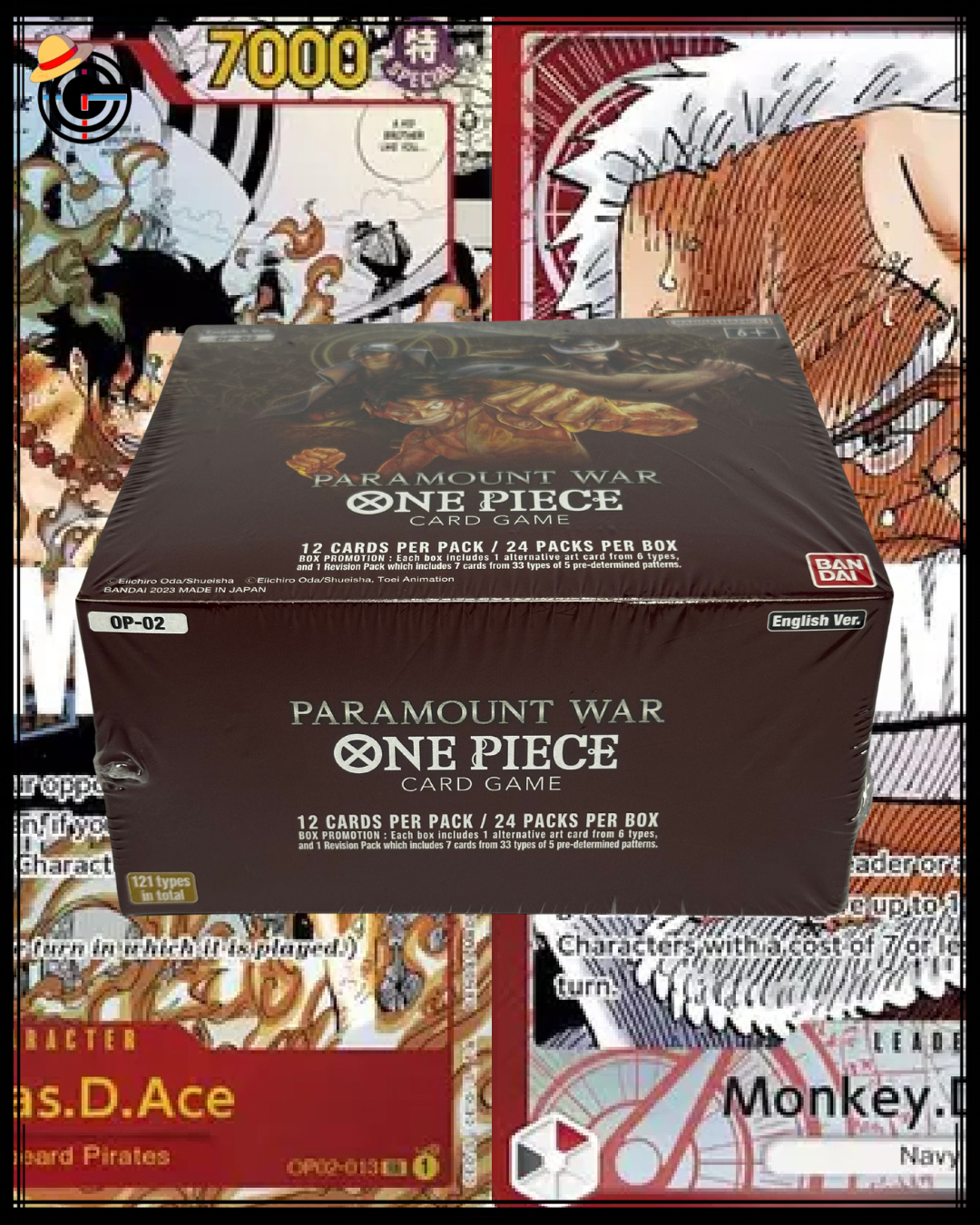 One Piece Card Game - Paramount War OP02 Booster Box English