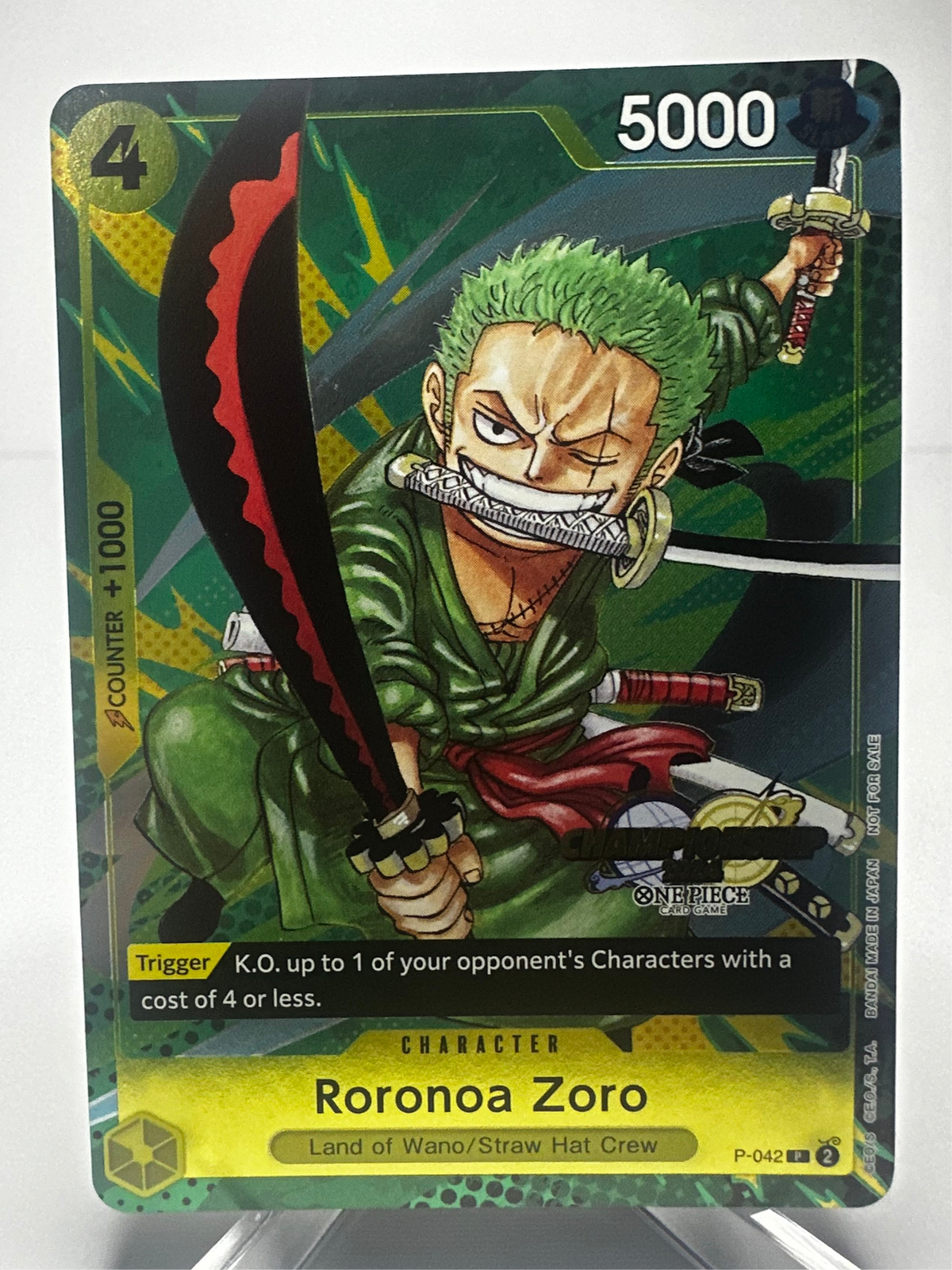 Championship Event Pack 2024 Zoro Alt Art (Eng) – GLG