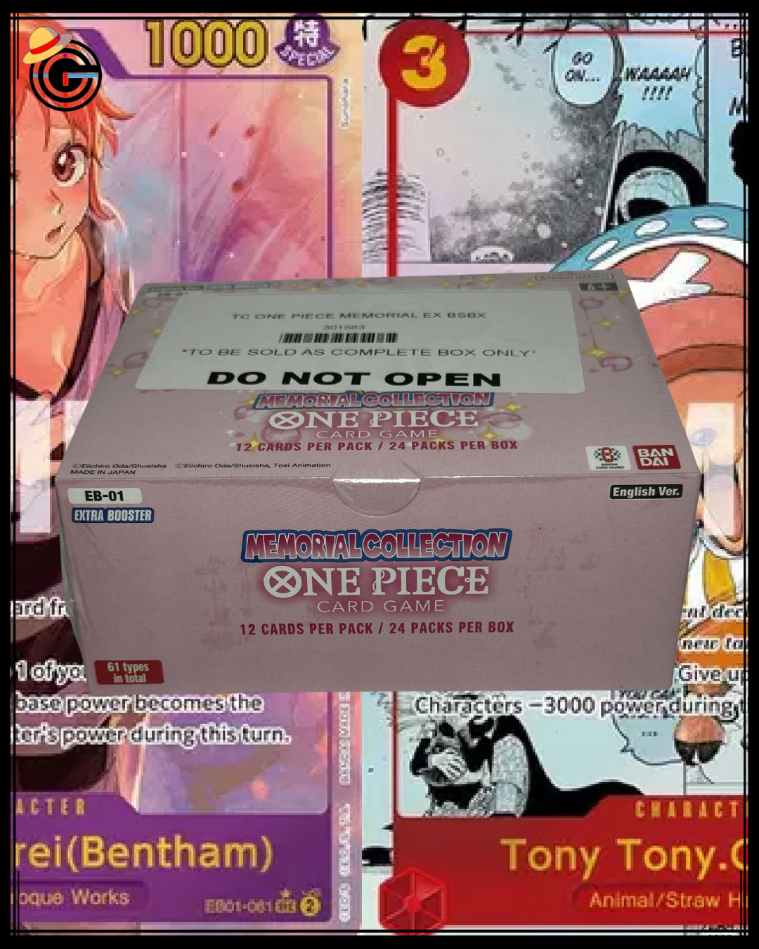 One Piece Card Game - Memorial Collection EB01 Booster Box English