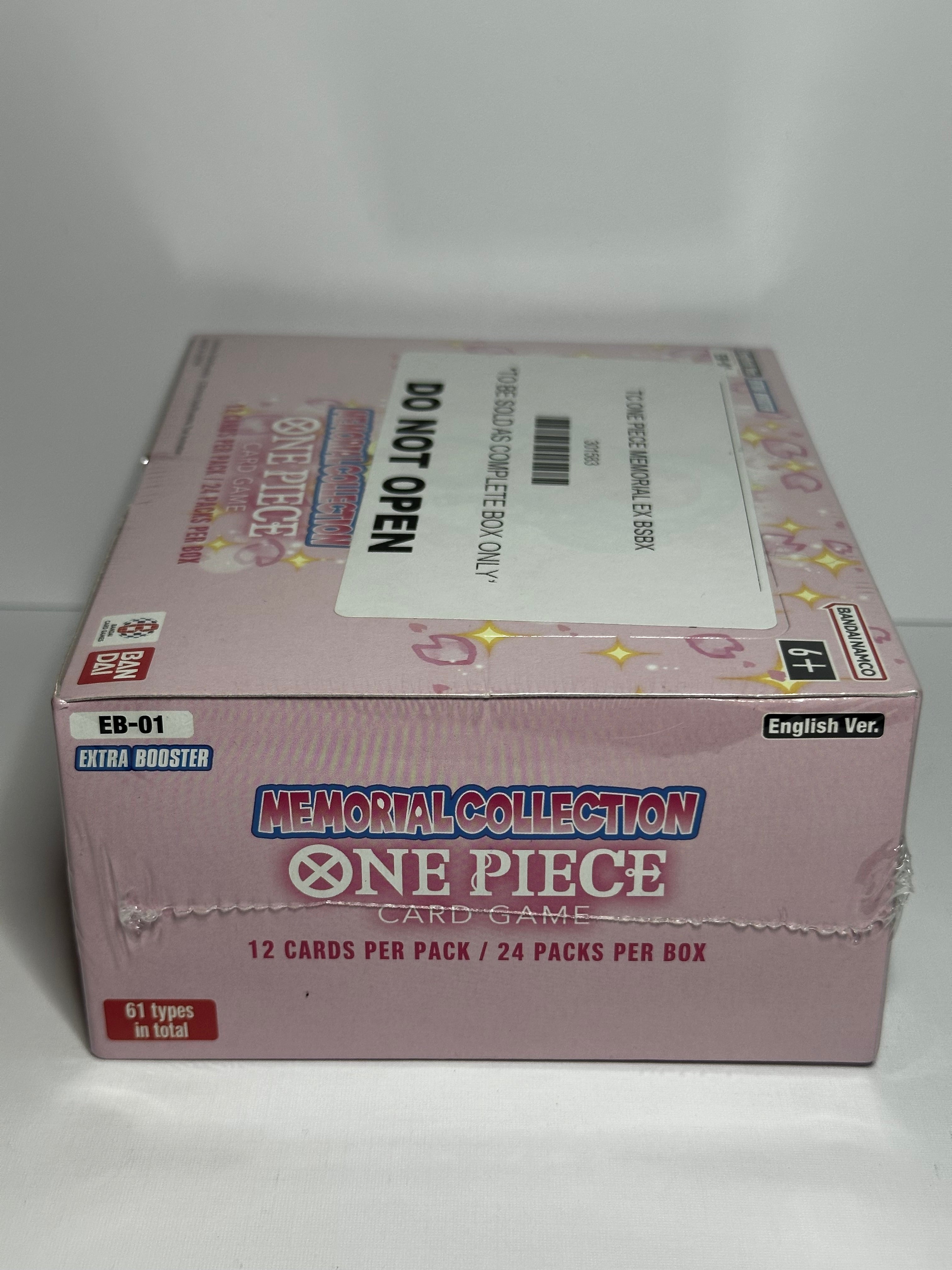 One Piece Card Game - Memorial Collection EB01 Booster Box English